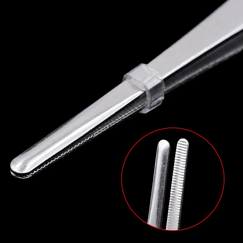 Pinzas quirúrgicas veterinarias de acero inoxidable, pinzas rectas resistentes al calor, herramientas para animales de granja de 14/16/18/20/24Cm - imagen 4