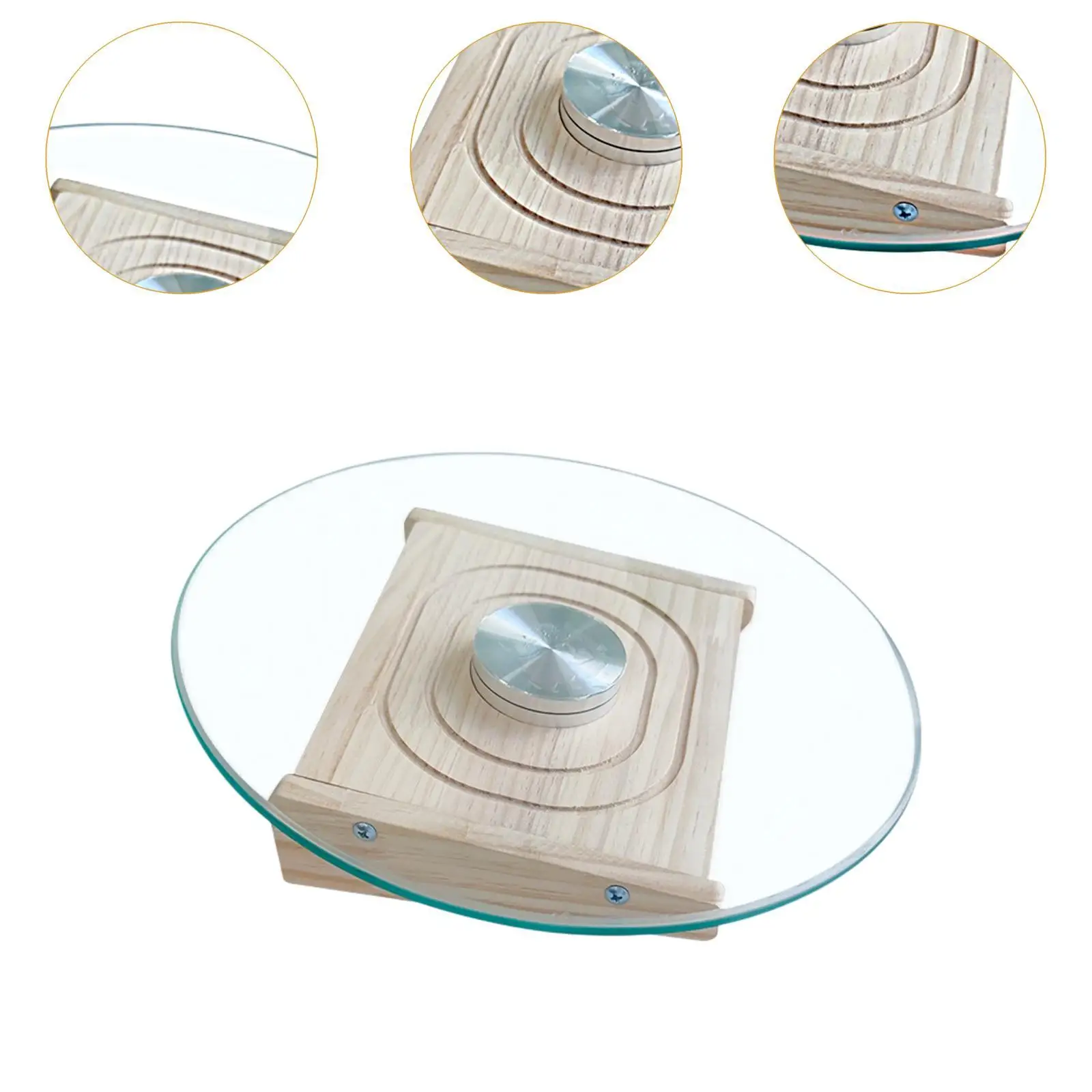 Hamster Wheel Platform Hamster Toy Smoothly Enrichment Toys Running Wheel Running Turntable Toy for Gerbils Hamsters Training