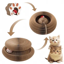 Rascador 2 en 1 con campana y hierba gatera para gatos domésticos