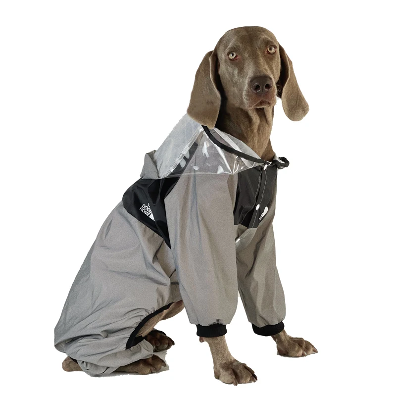 Chubasquero impermeable para perros, chaqueta de lluvia para Golden Retriever, Labrador, Doberman, ropa para mascotas al aire libre para medios, perros grandes