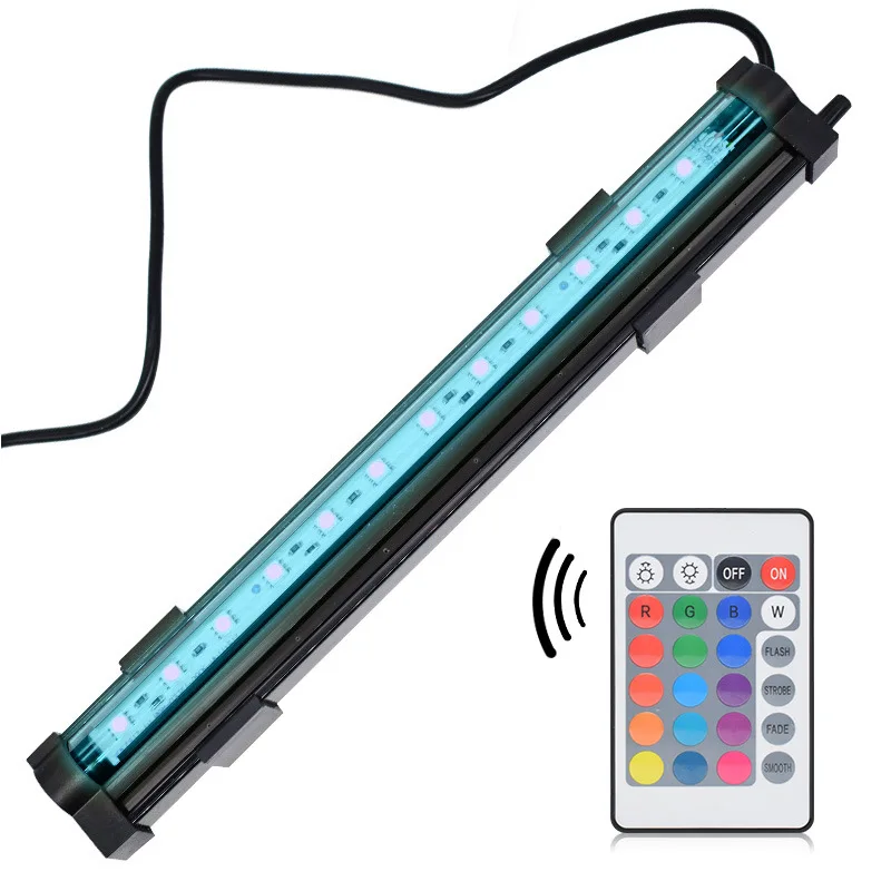 Luz LED RGB con burbujas para acuario – Control remoto resistente al agua - imagen 5