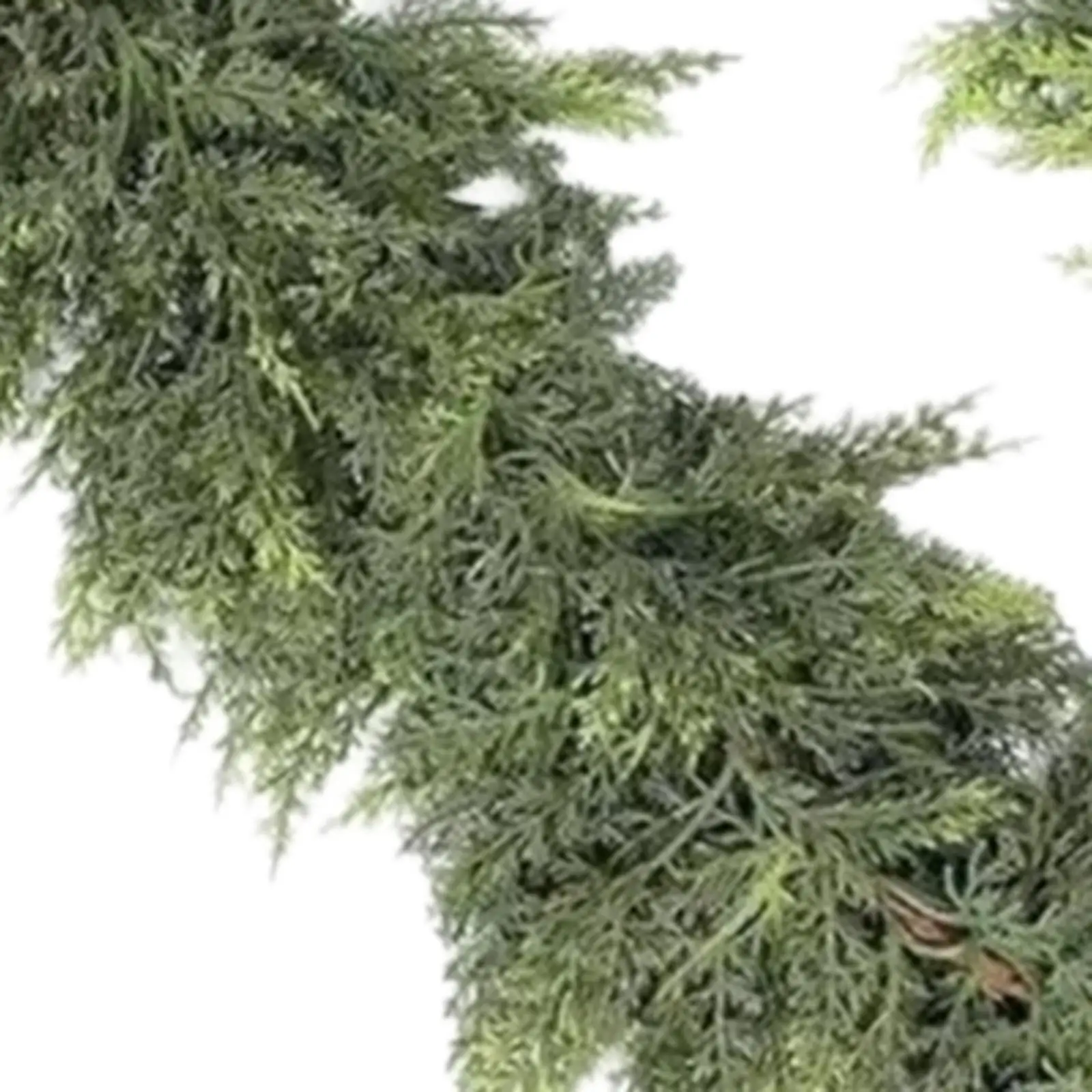 Adorno de guirnalda navideña, decoración navideña, guirnalda verde Artificial para corona, camino de mesa, centro de mesa, chimenea - imagen 5