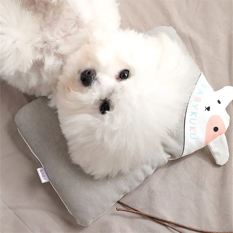 Almohada pequeña para perro, juguete calmante Ultra suave y esponjoso para mascotas, medio Donut, alivio de las articulaciones, mejora el sueño, suministros para gatos, nuevo - imagen 5