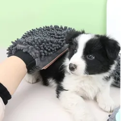 Guantes quitapelos para gatos y perros - cepillo de masaje doble cara