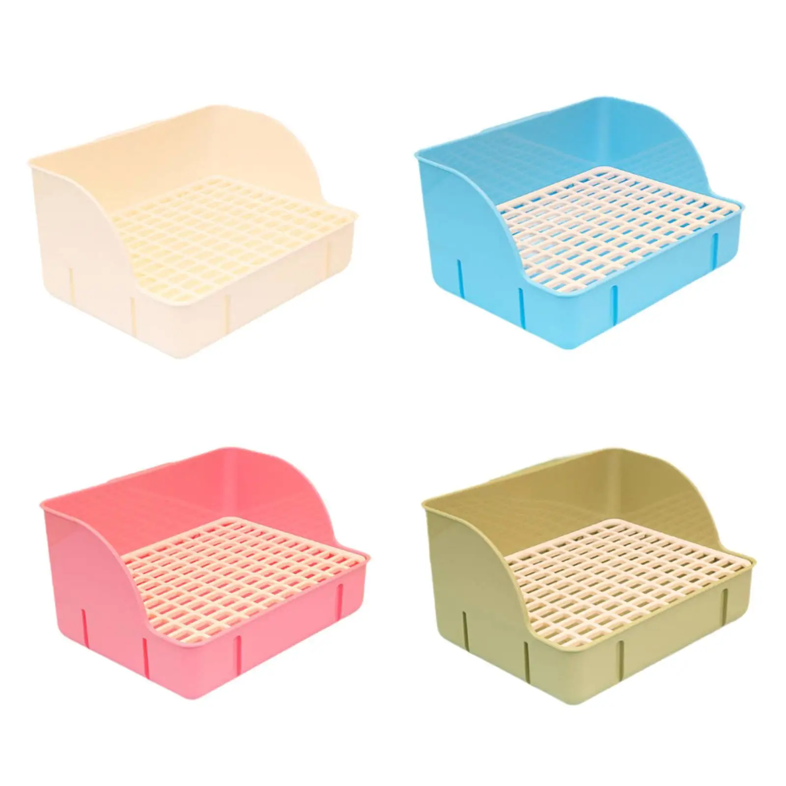 Rabbit Litter Pan for Cage Cage Toilet Bedding Box for Rat Ferret Guinea Pig