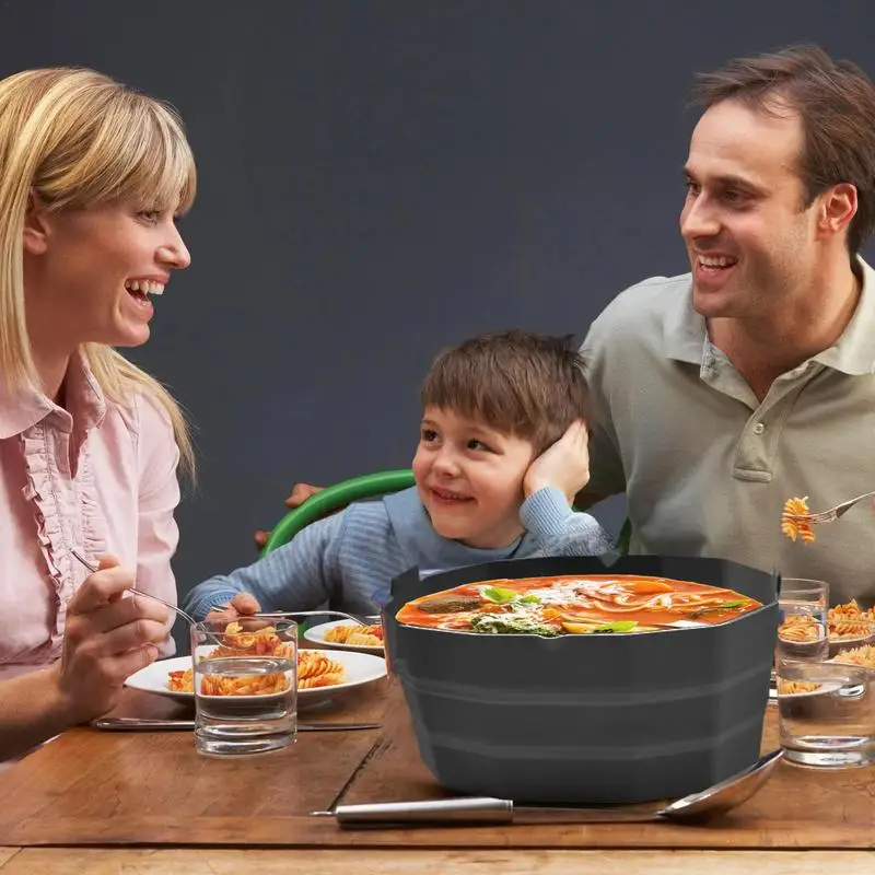 Accesorios de cocina lenta de silicona antideslizante, inserto divisor de olla lenta antiadherente, accesorio de cocina lenta para olla lenta pequeña y grande - imagen 3