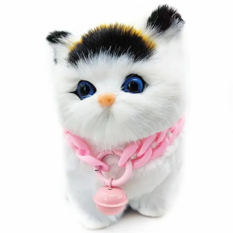 Cadena de eslabones cubanos acrílicos, Collar de perro y gato, Collar de estilo Punk de Color caramelo, joyería de disfraz de gato, accesorios de cuello de Hip Hop - imagen 2