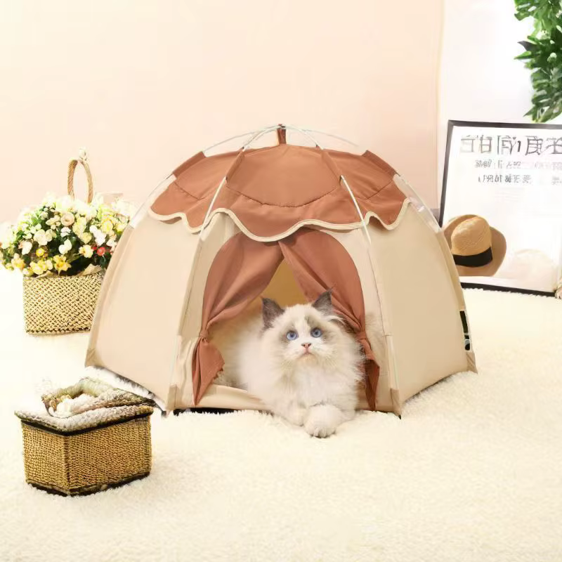 Casa plegable transpirable para gatos y perros - imagen 2