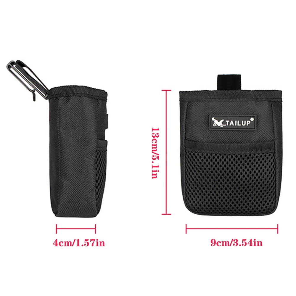 Bolsa de aperitivos portátil para adiestramiento al aire libre, fuerte resistencia al desgaste, gran capacidad, bolsas de recompensa para cachorros, riñonera, suministros duraderos para mascotas - imagen 3