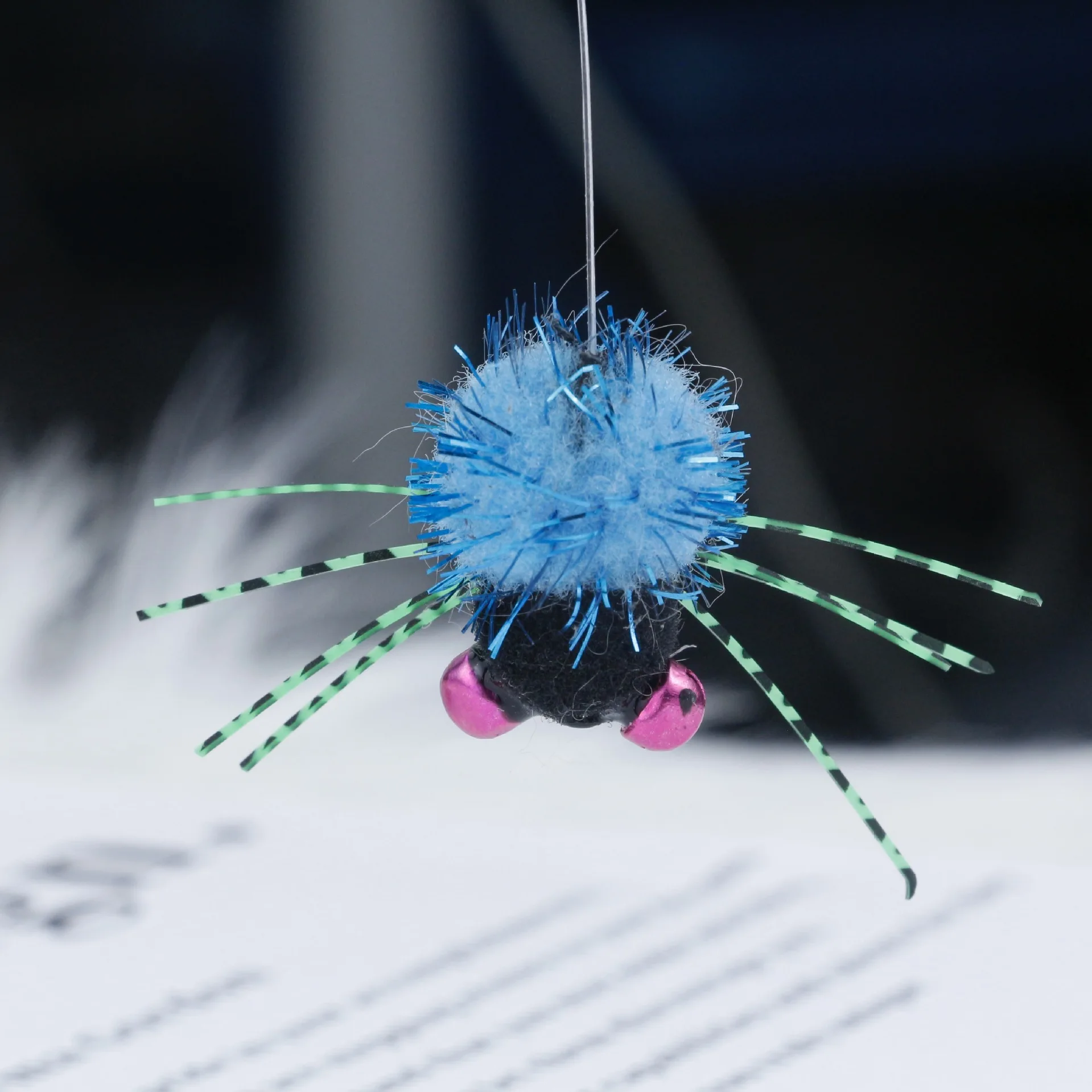 1 ud./2 uds. Cabezal de repuesto de insectos voladores de araña de simulación para gato Teaser Stick Rod juguetes para Gato - imagen 3