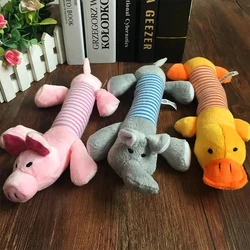 Juguete morder felpa chirriante para cachorro