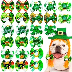 Lazos para perro con flores verdes – Accesorio pelo cómodo