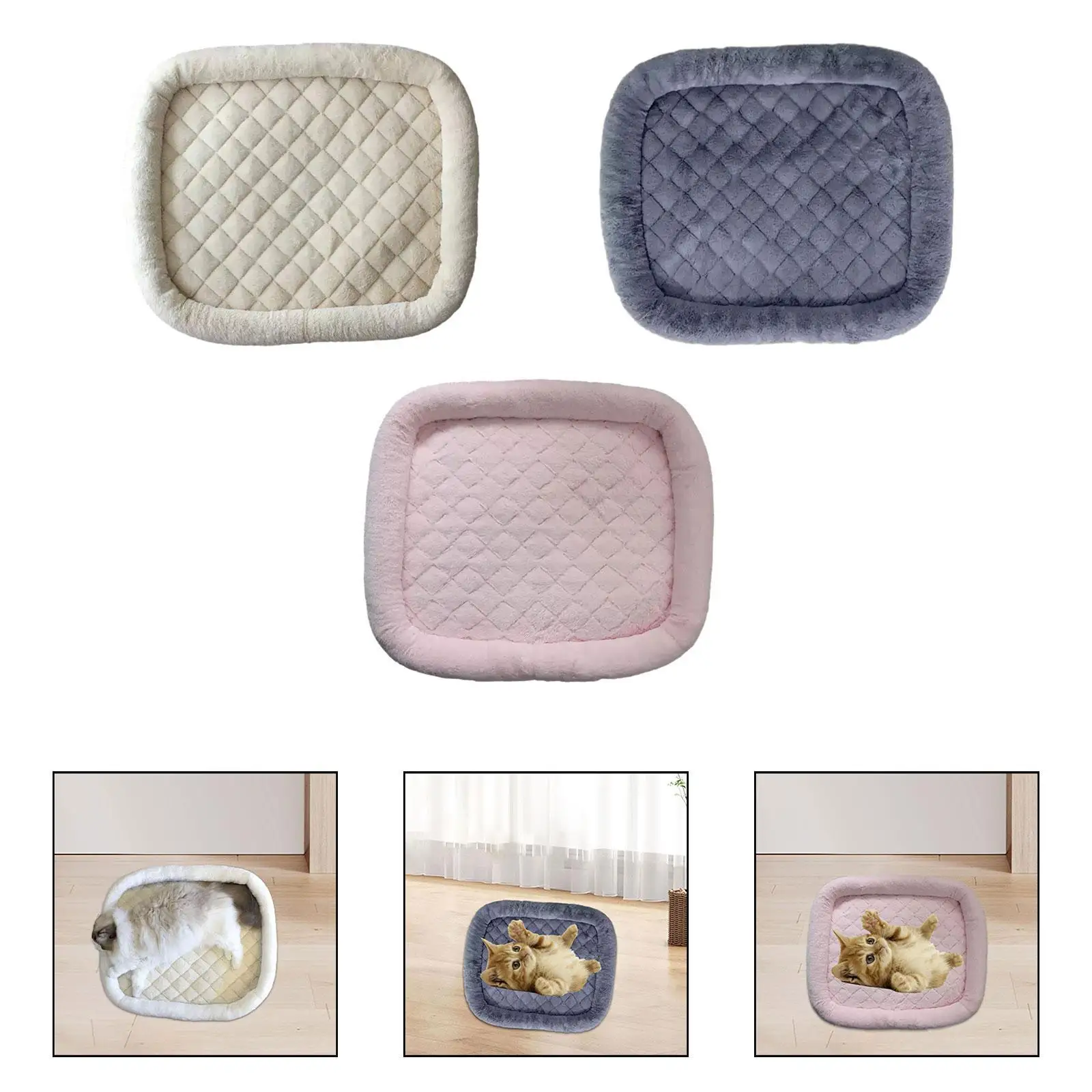 Self Warming Cat Bed for Indoor Cats Small Dogs Soft Non Slip 26 x 22 inch