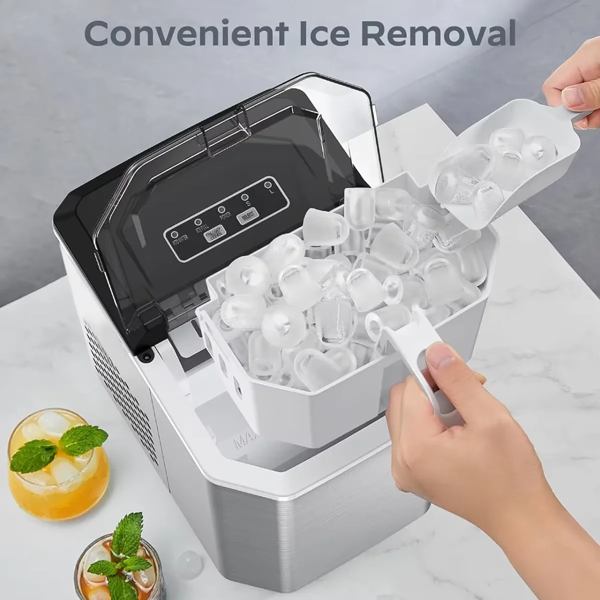 Máquina de hielo portátil para mascotas: cubitos frescos en 6 minutos