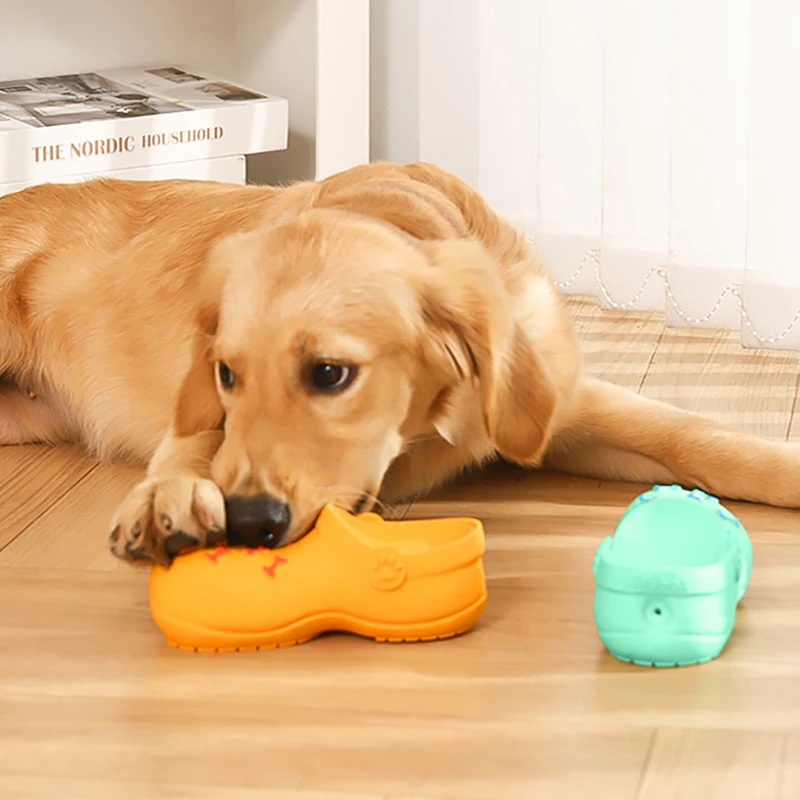 Zapatillas masticables látex chirriantes para perros - imagen 5
