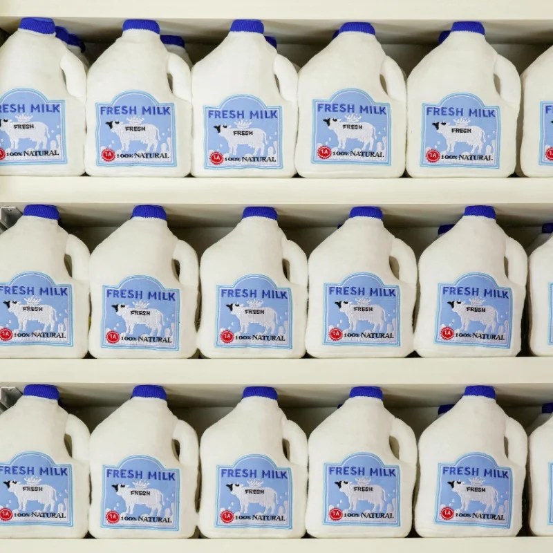 Cachorro divertido INS leche perro juguete anillo de felpa papel BB llamada mascota comercio exterior lindo gato mascota comida oculta juguetes para mascotas suministros para mascotas - imagen 4