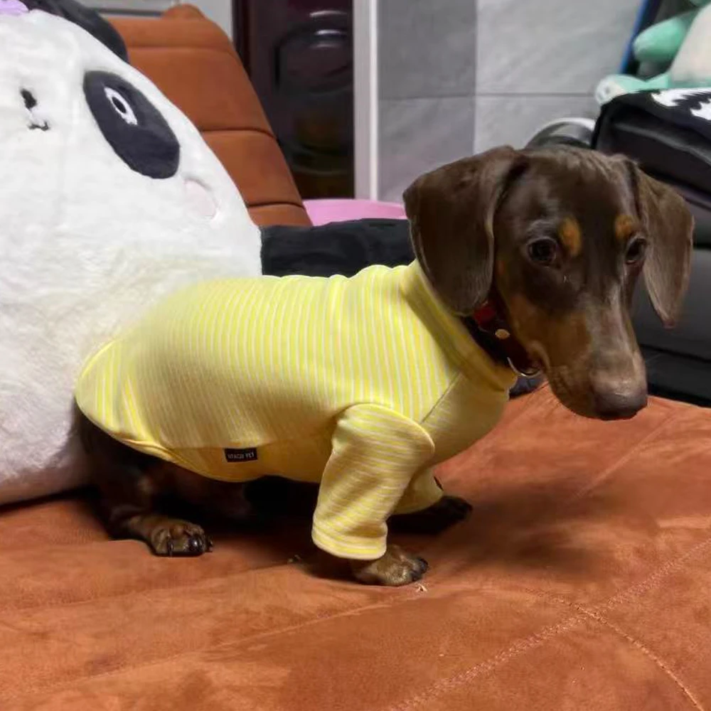 Pijama para Dachshund pequeño: suave y cálido, estampado zorro - imagen 3
