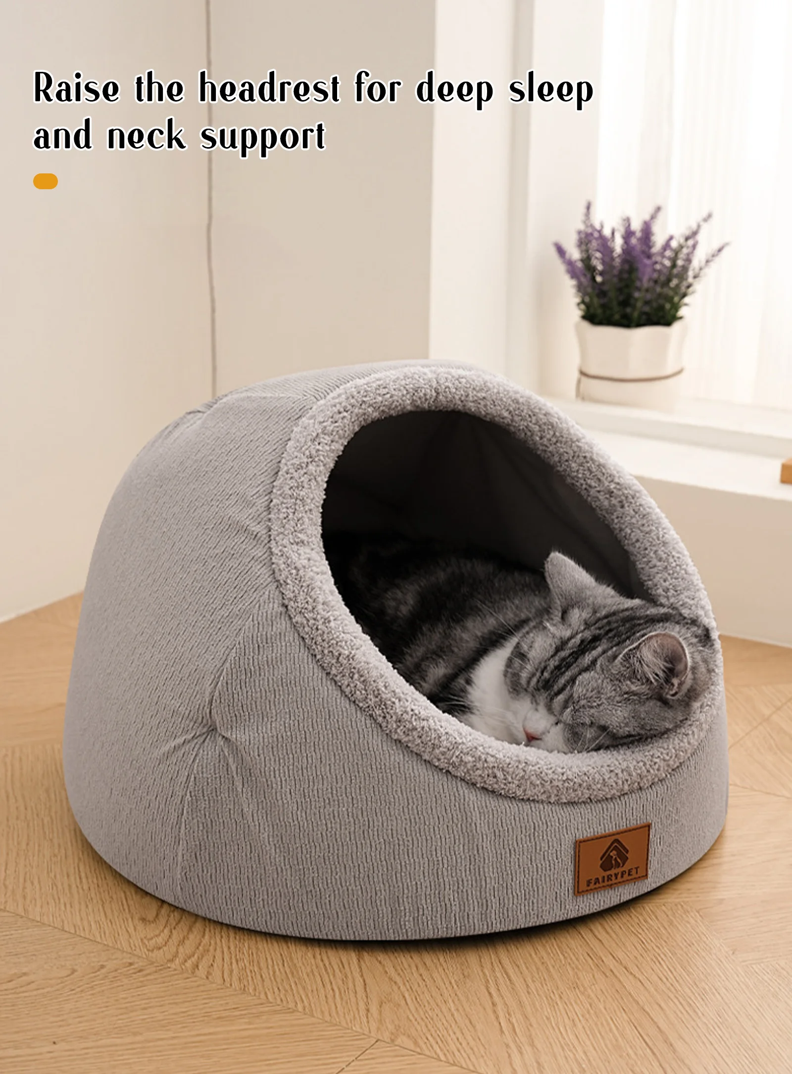 Colchoneta desmontable de la cama para mascotas