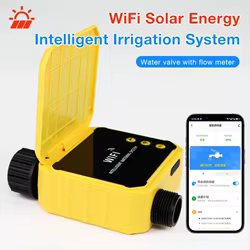 Sistema de riego automático WiFi solar para jardín y flores
