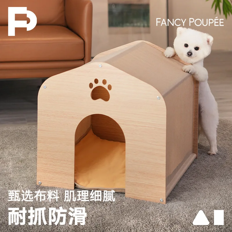 Casas de madera para mascotas, casa para perros pequeños, casa para dormir para gatos, nido para gatos, productos para mascotas - imagen 3