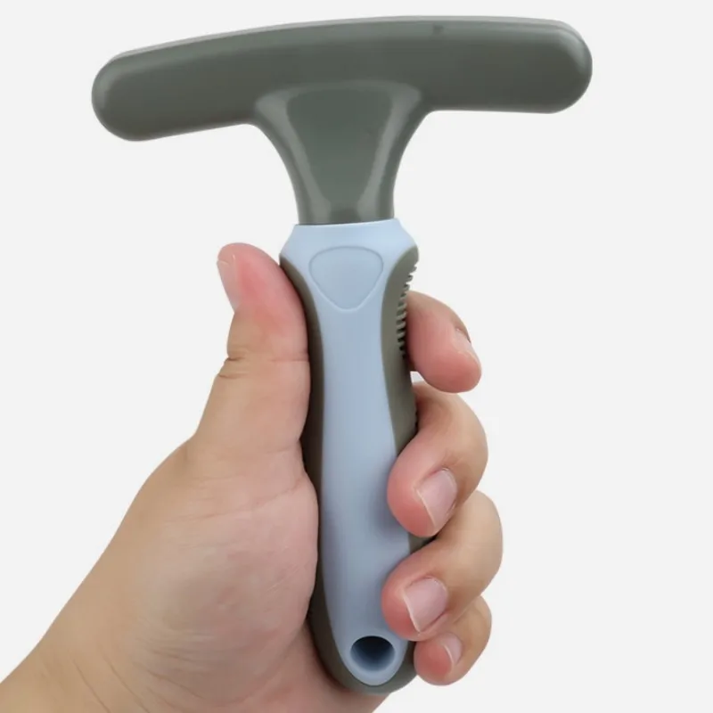 Peine para perros, cepillo de dientes dobles para perros, peines de acero inoxidable para perros, nudo de pelo abierto, cepillo de cuidado para mascotas, peine para gatos, peines para perros, suministros para mascotas - imagen 5