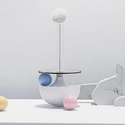 Juguetes para gatos: pelotas con campana y varitas de plumas