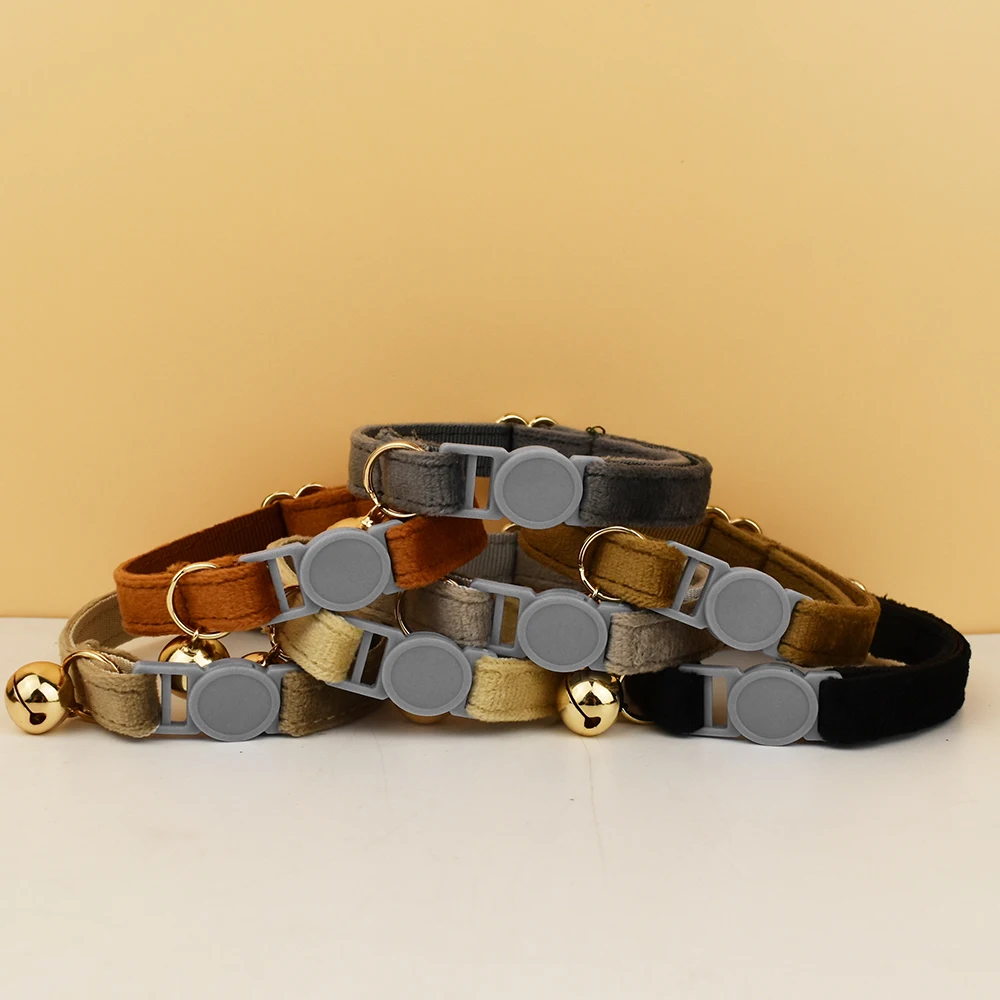 Collar de gato Bowknot Seguridad ajustable Collar personalizado para mascotas Nombre personalizado Suave - imagen 2