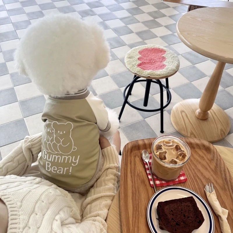 Sudadera de invierno Bichon Frise para perro, algodón y peluche - imagen 5
