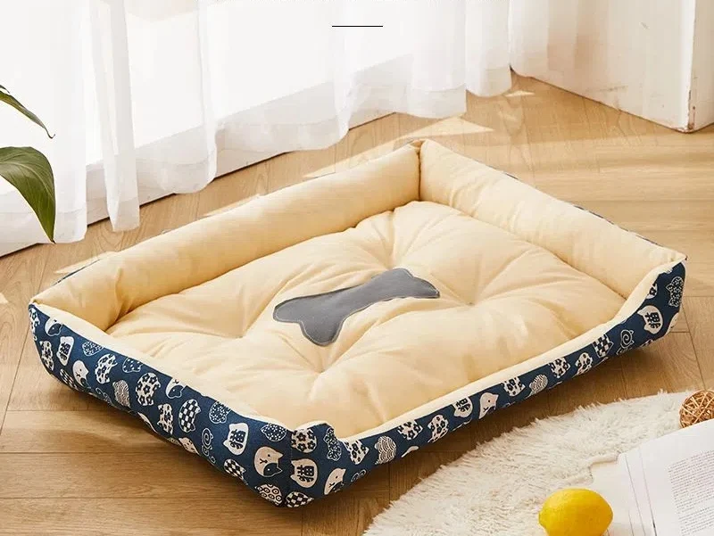 Perrera para perros de cuatro estaciones, Perrera cálida para gatos, Perros grandes, nido para cachorros, cojín para cama para perros pequeños y medianos, suministros para mascotas - imagen 4