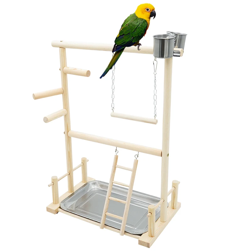 Soporte de jaula de acero inoxidable para mascotas, dispensador de vasos de alimentación de agua y comida doble con Clip, suministros duraderos para pájaros y loros - imagen 2