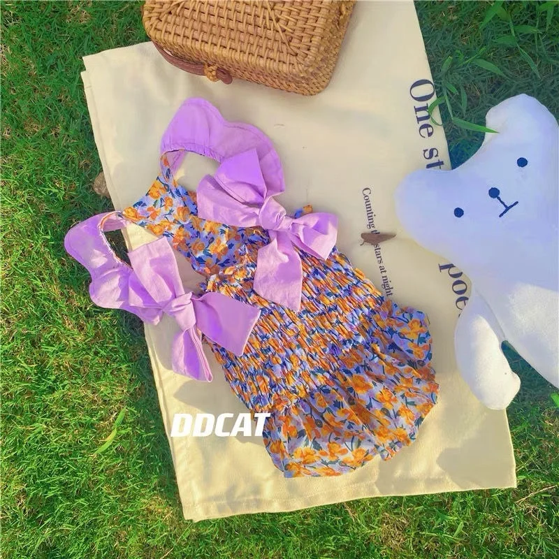 Ropa fina y transpirable para perro y gato, chaleco con falda Floral, accesorios para mascotas, talla pequeña y mediana - imagen 5