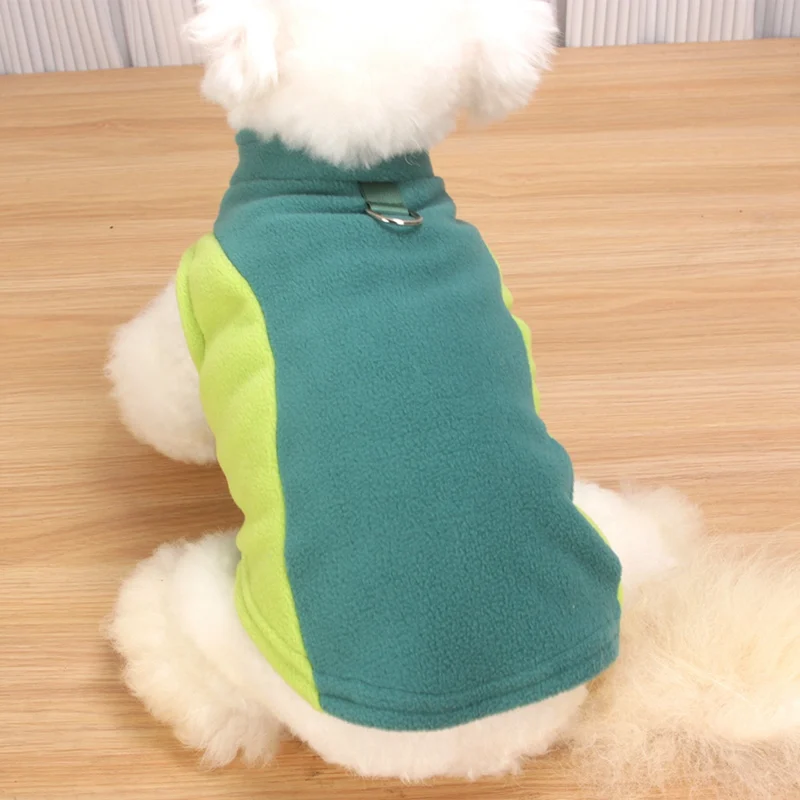 Chaleco de lana, ropa cálida de invierno para perros, suéter para cachorros, abrigo de Bulldog Francés, disfraces de Pug, chaqueta para perros pequeños, chaleco para Chihuahua Yorkie - imagen 2