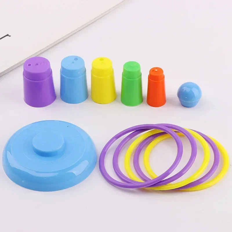 Interesante Mini anillo de plástico adecuado para loros, juegos de desarrollo intelectual, anillo colorido, juguetes de entrenamiento de actividades para pájaros - imagen 5