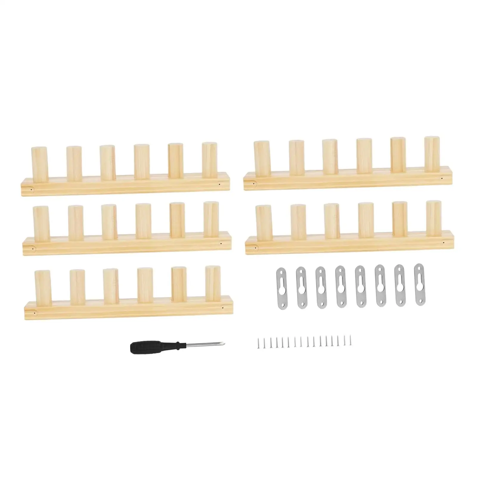 Kit de telar de tejer de madera, telar de manta gruesa, marco de manta DIY - imagen 3