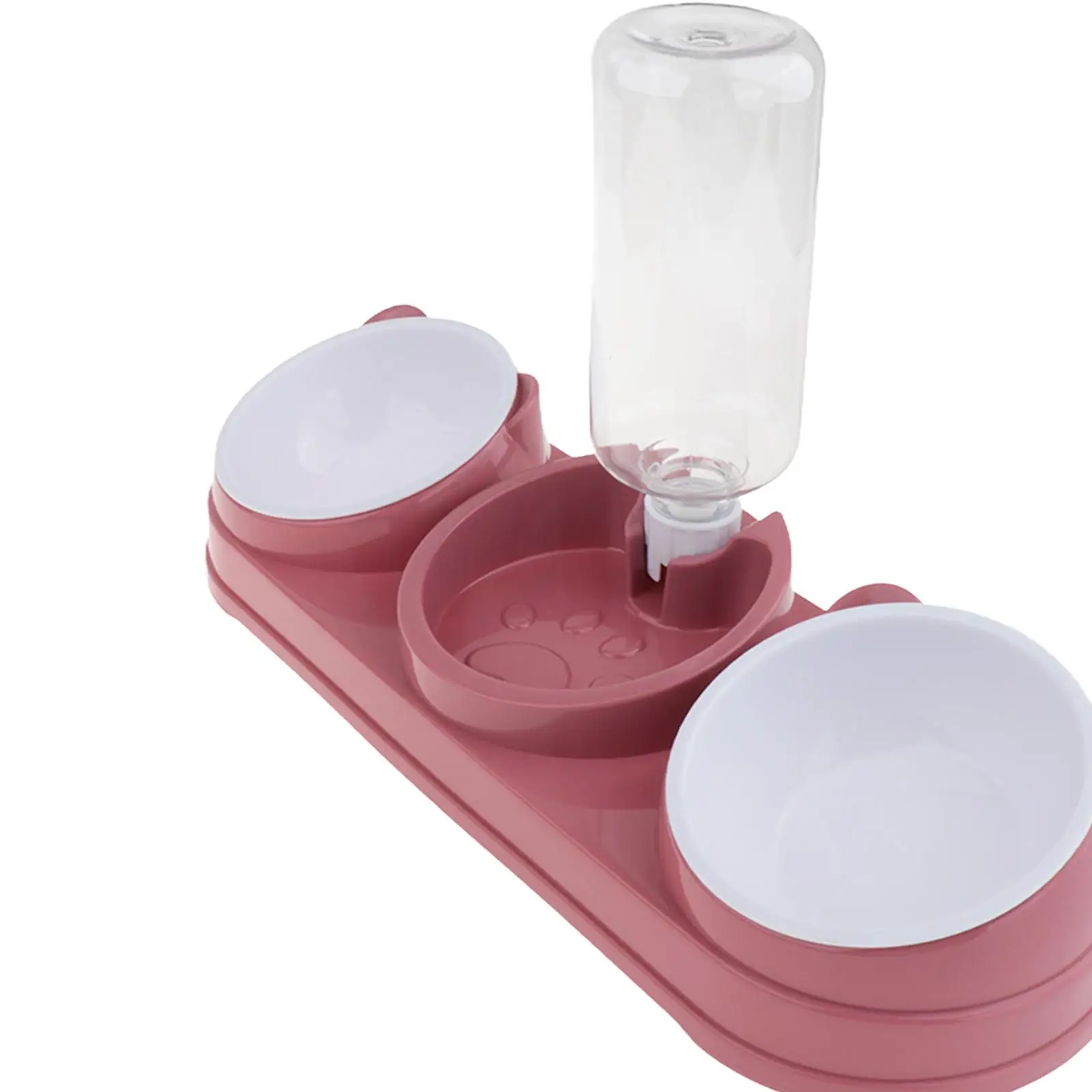 2 Food Bowls and Water Feeder Set Raised Raised Cat Dish for Feeding Puppy