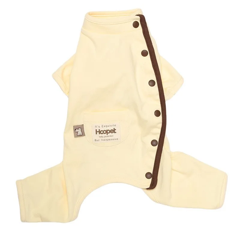 Mono para mascotas, Protector del vientre, ropa de dormir fina para mascotas, peluche de cuatro patas, pantalones de cuatro patas para perros pequeños, ropa para cachorros - imagen 5