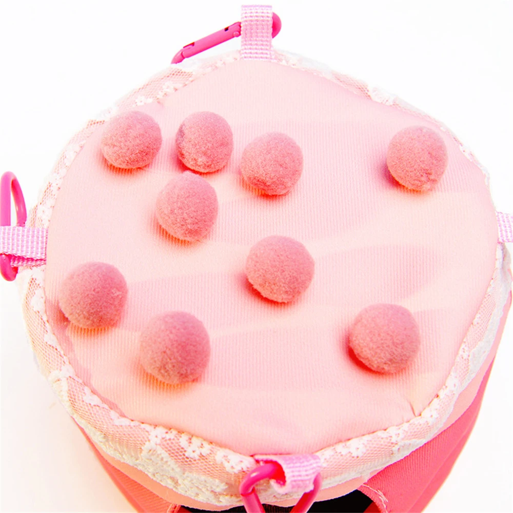 Cama Columpio de pájaro en forma de pastel, cama de Animal pequeño para dormir, jaula colgante de ardilla transpirable, fácil de limpiar, nido de loros, escondite - imagen 5