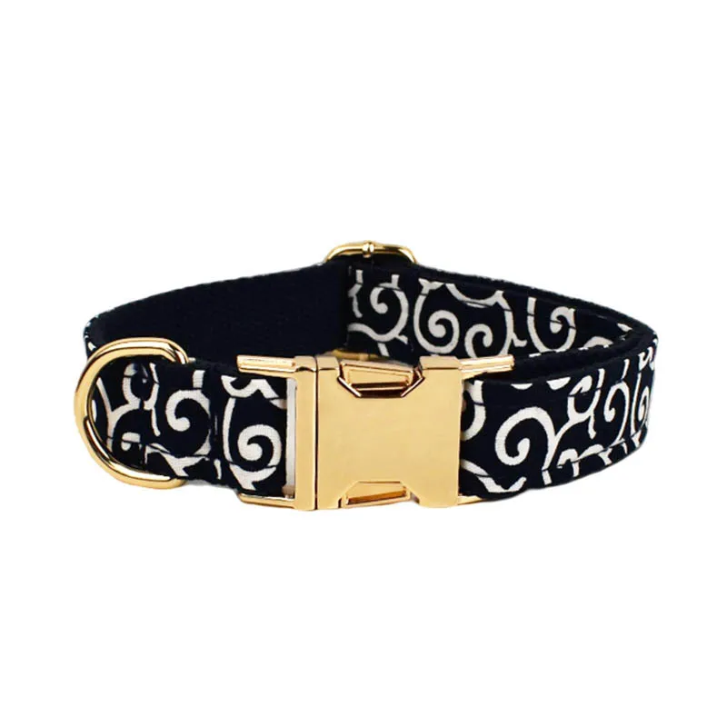 Collar de perro personalizado con grabado gratuito, correa para mascotas a juego, hebilla de Metal de contactos personalizados, Collar de cachorro Coral - imagen 2