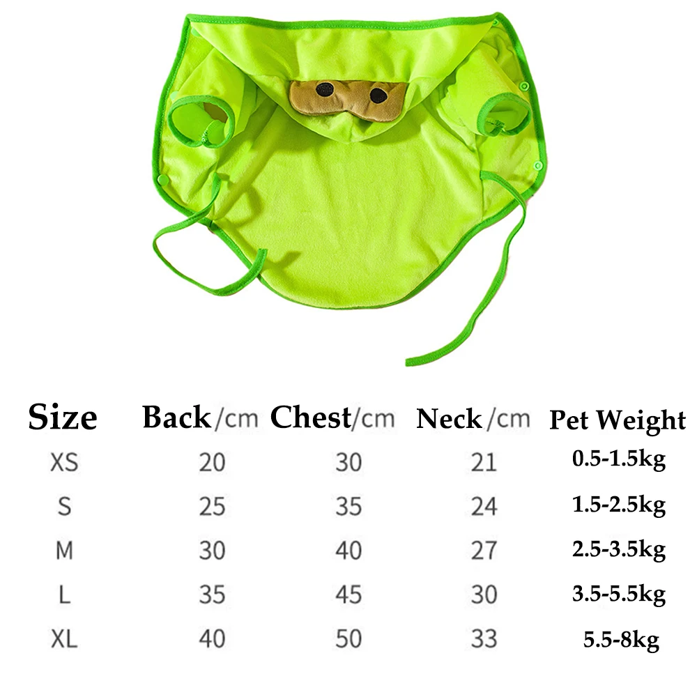 Ropa para perros para el hogar, sudaderas con capucha bonitas para mascotas, abrigo para perros y gatos, albornoz súper absorbente limpio, envoltura de cuerpo completo para perros pequeños y cachorros - imagen 5