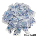 100pcs Blue 23G