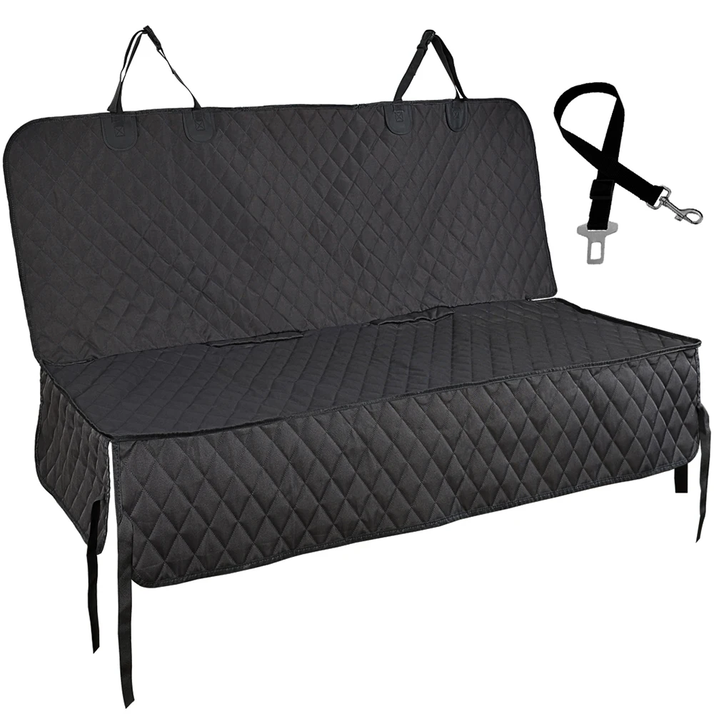 Funda para asiento de coche para perro, colchón portador de viaje para mascotas, impermeable, antideslizante, Protector de asiento de coche para perro, asiento trasero para accesorios para perros