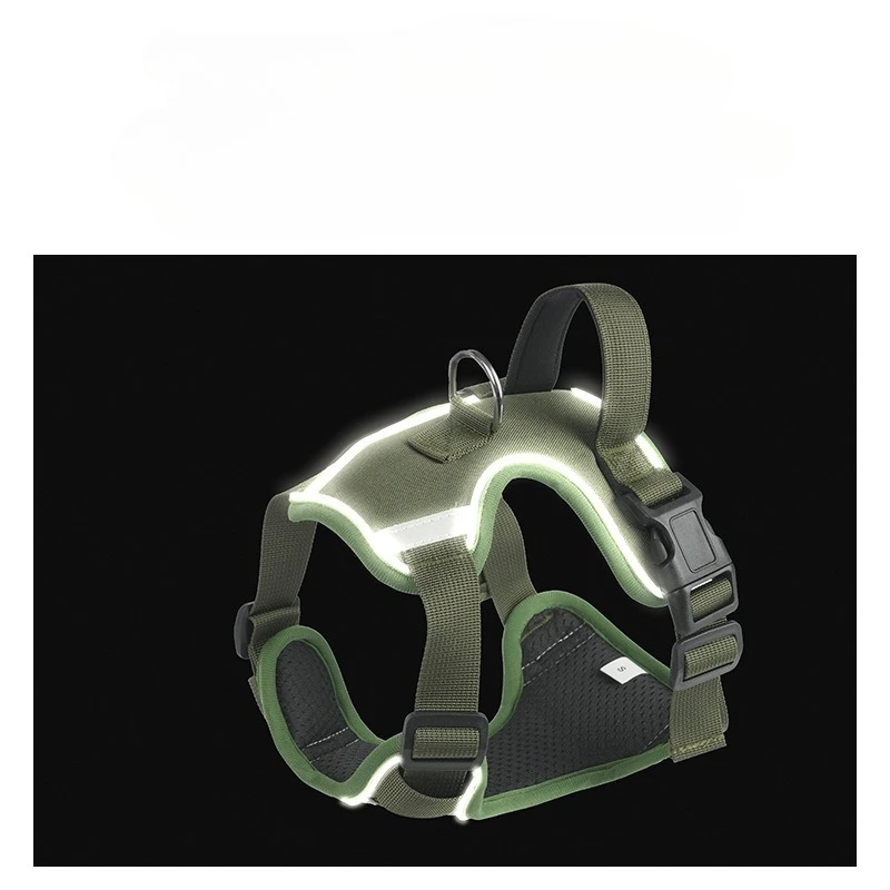 Arnés grande para perros, correa para mascotas, pastor alemán Malinois, chaleco de entrenamiento para caminar, accesorios para perros medianos - imagen 3