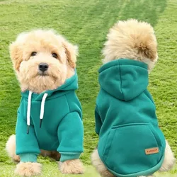 Sudadera con capucha para perros y gatos - forro polar calido