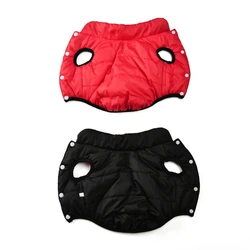 Chaqueta impermeable reversible para perros medianos y grandes