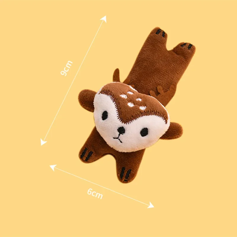 Juguetes interactivos de felpa para gatos, mordedor de hierba gatera con dientes bonitos, juguete Vocal para masticar mascotas y gatitos - imagen 4