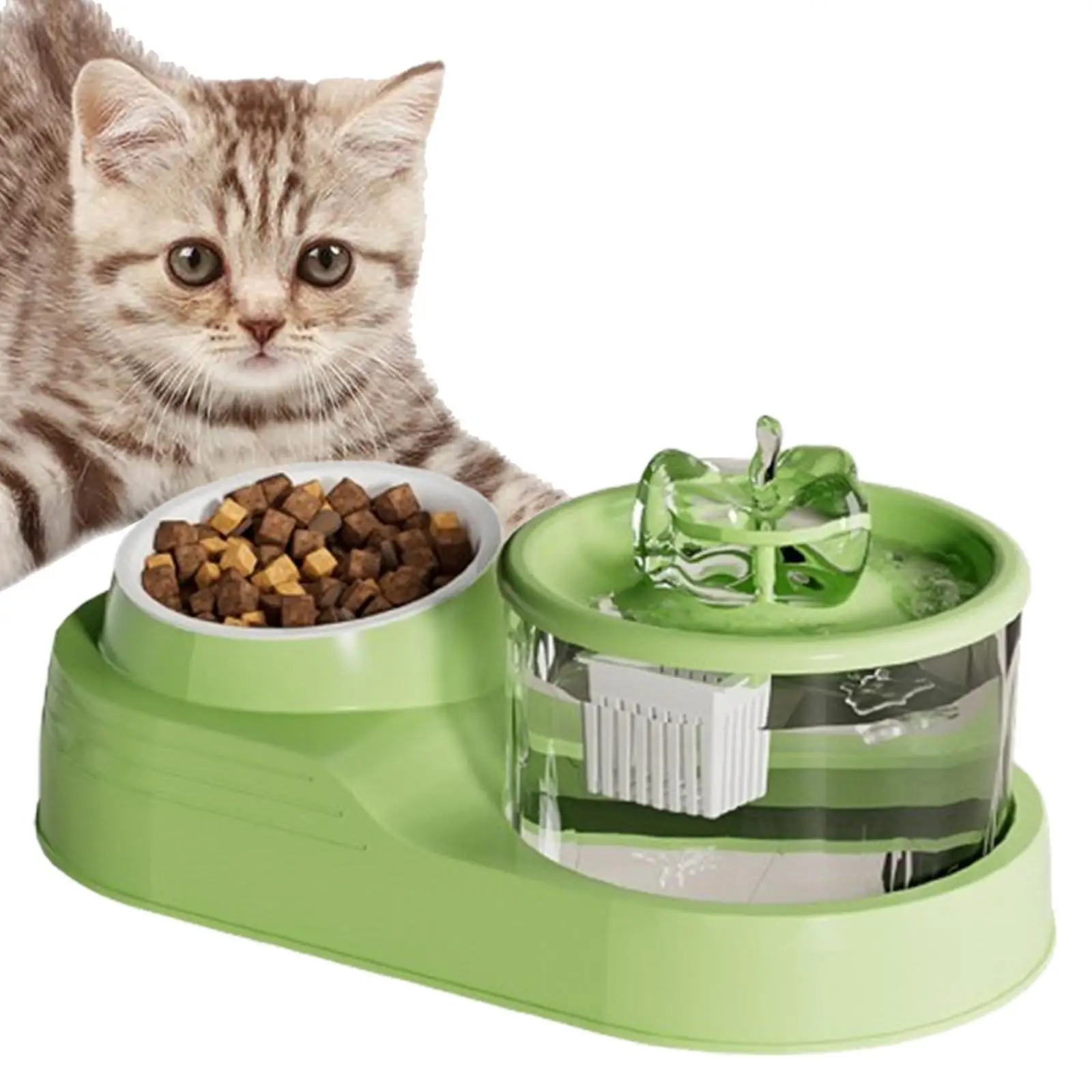 Cat Food And Water Bowl Pet Feeding Bowls Cat Dish for Cats 