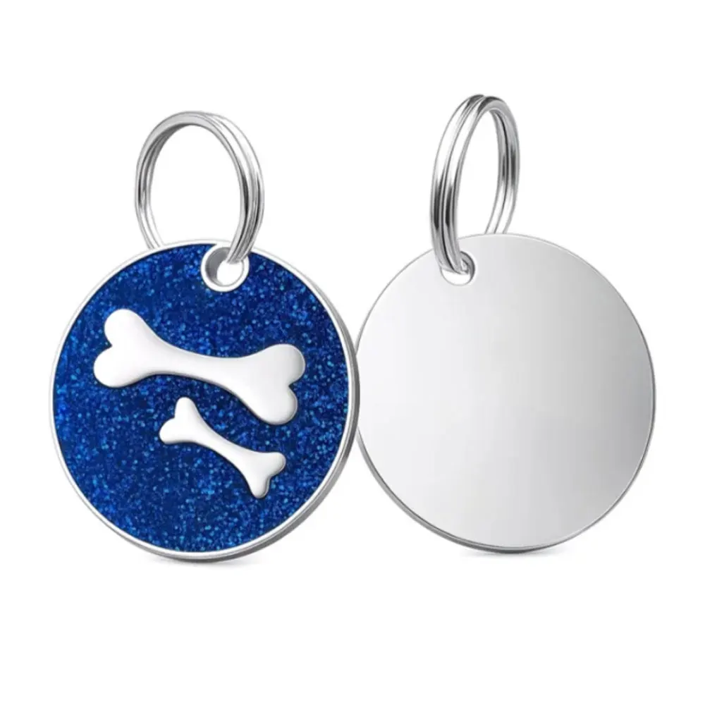 Placa identificativa grabable para perros - Aleación de zinc resistente - imagen 5