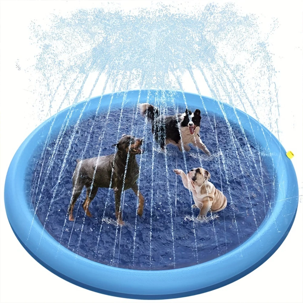 Alfombra refrescante antideslizante con rociador para perros - imagen 2
