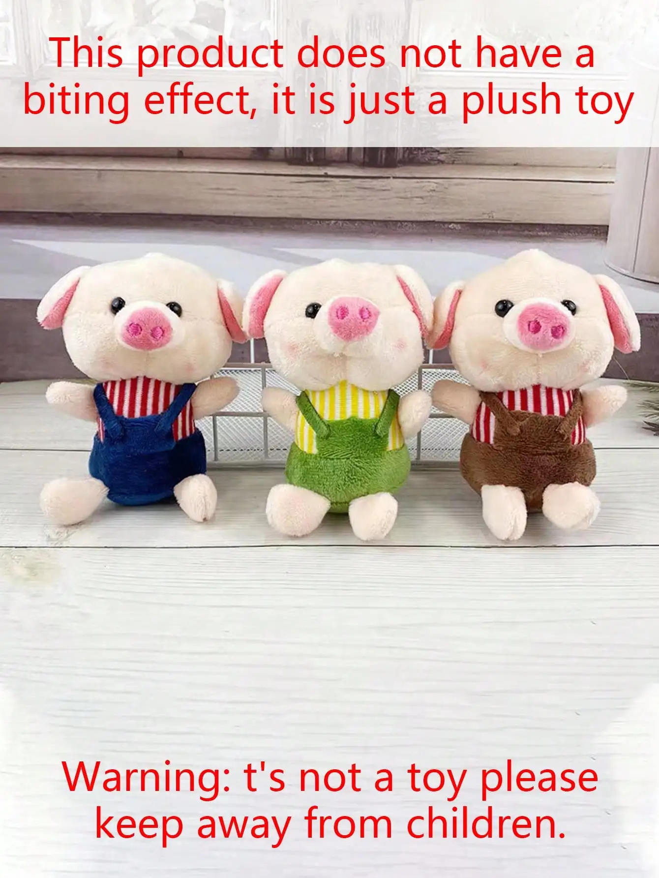 Peluche cerdito interactivo para gatos y perros - imagen 2