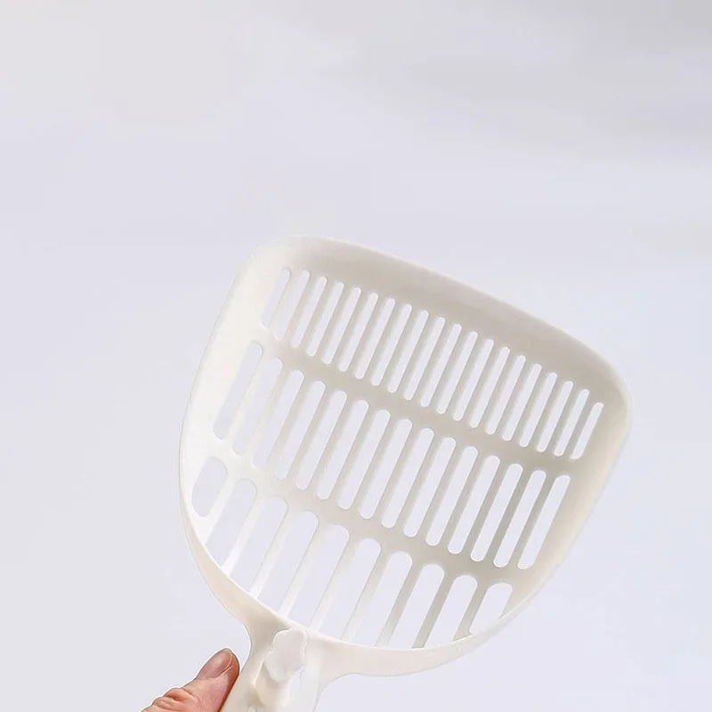 Pala para arena de gatos con orificios finos y mango largo - duradera - imagen 3